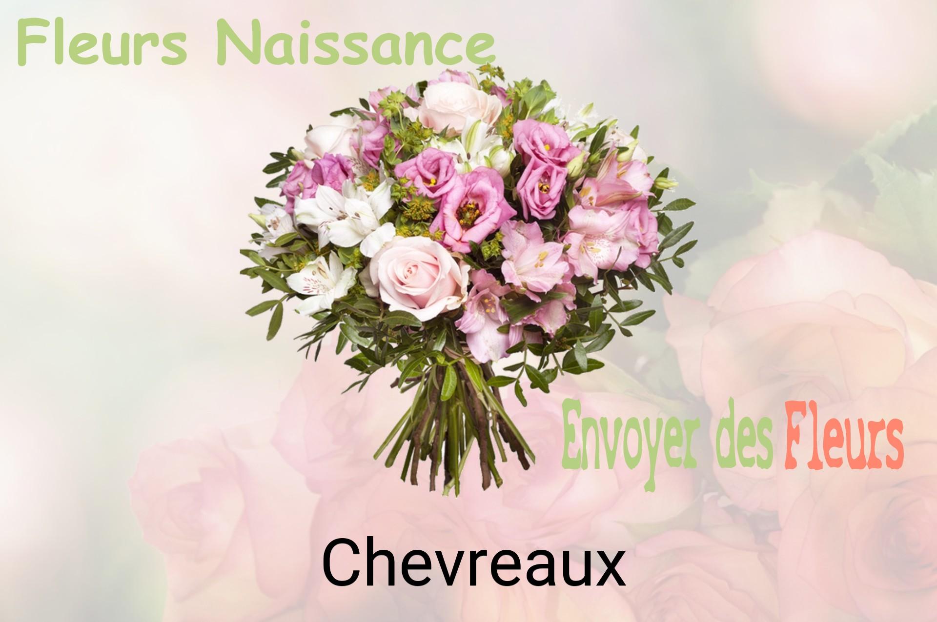 Bouquet de fleurs de naissance livré à Chevreaux